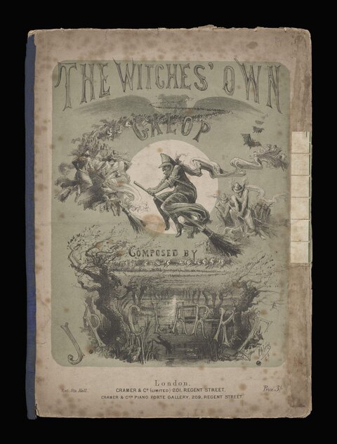 Vintage Witches' Galop Sheet Music Cover
