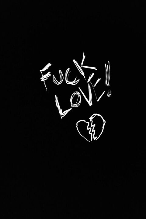 Fuck Love Broken Heart Doodle