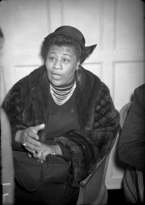 Vintage Portrait of Ella Fitzgerald