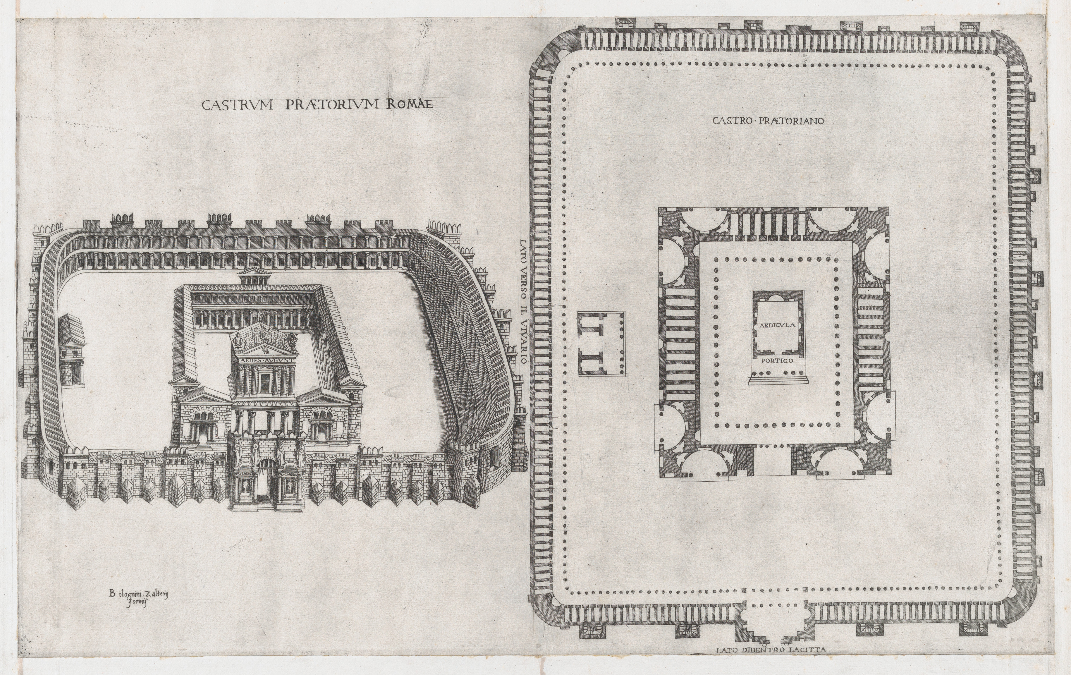 Roman Praetorian Camp Plans