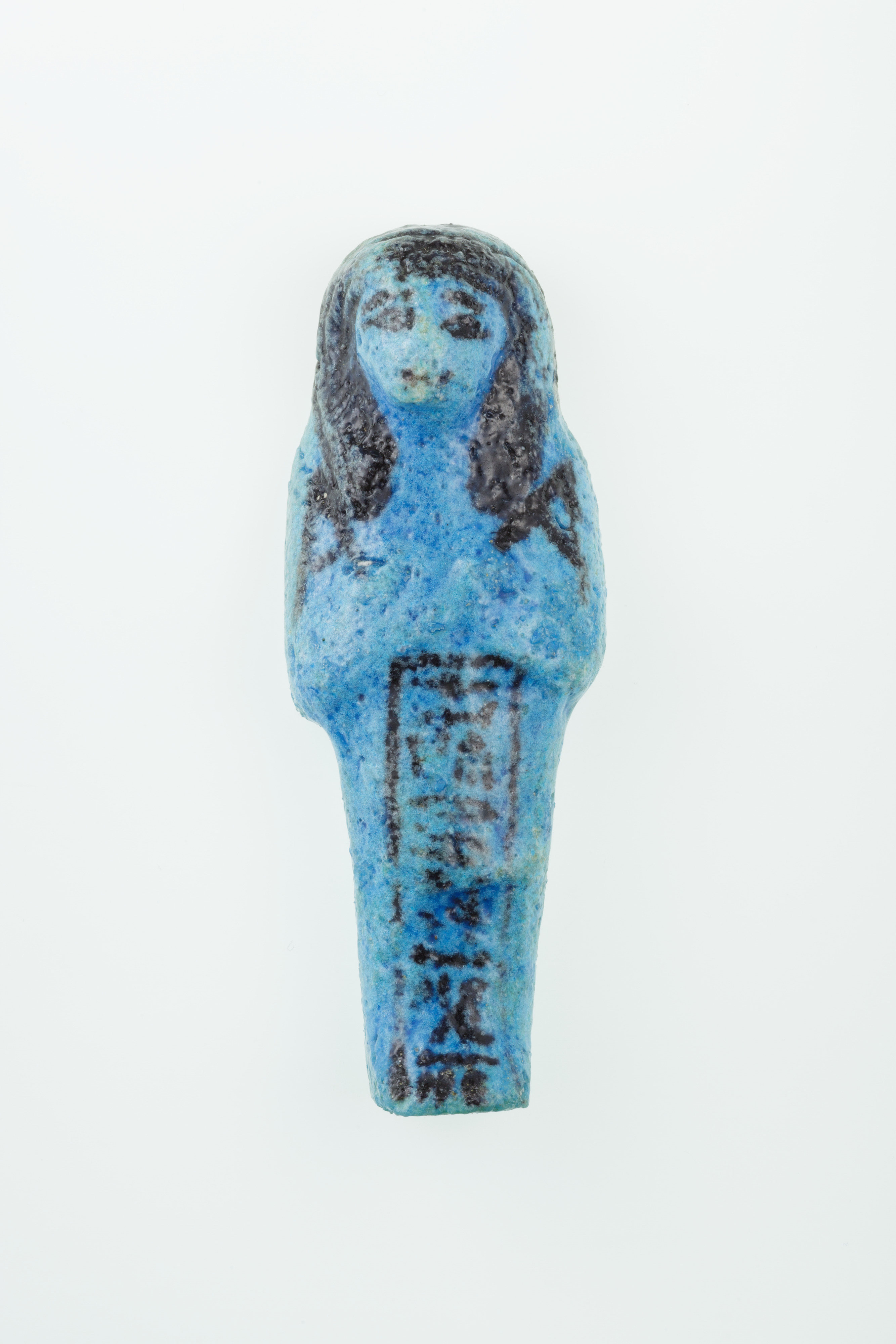 Ancient Egyptian Blue Shabti Figurine