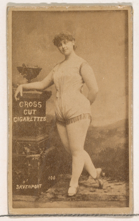 Vintage Cigarette Card Portrait of Davenport