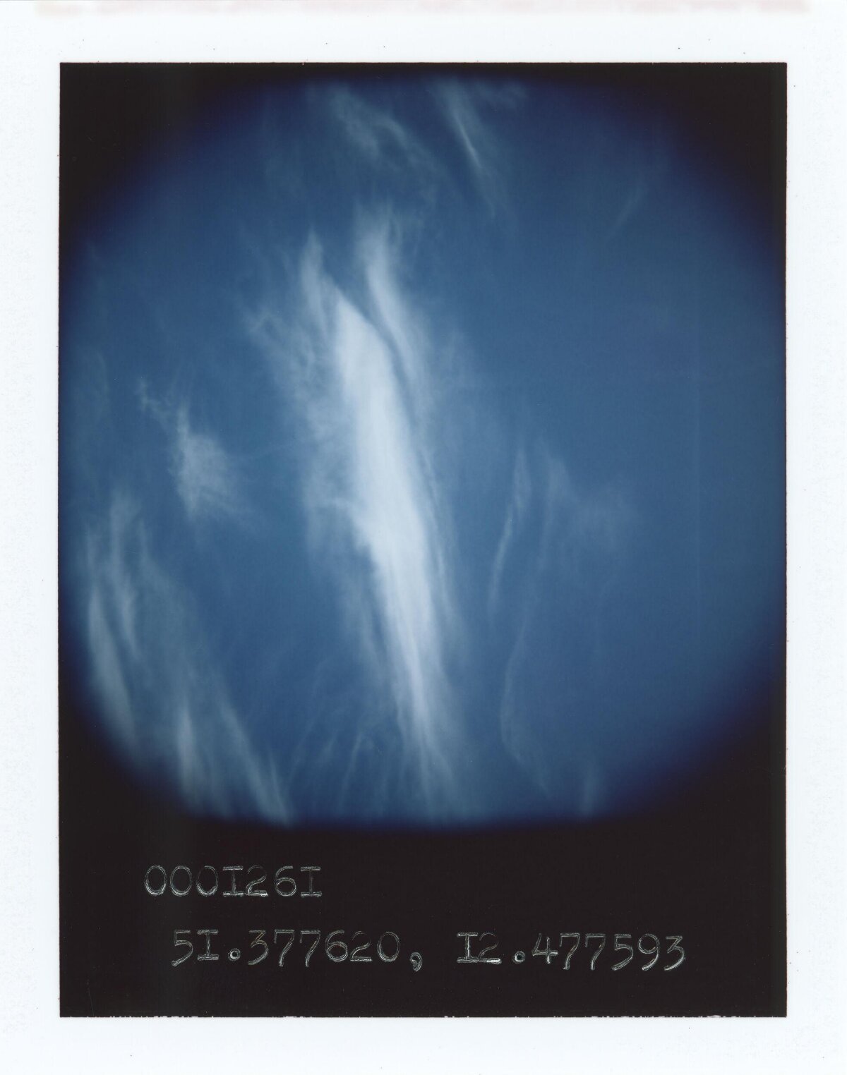 Blue Sky With Wispy Clouds