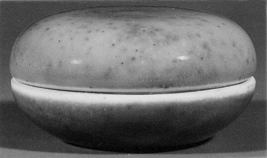Vintage Round Covered Porcelain Box