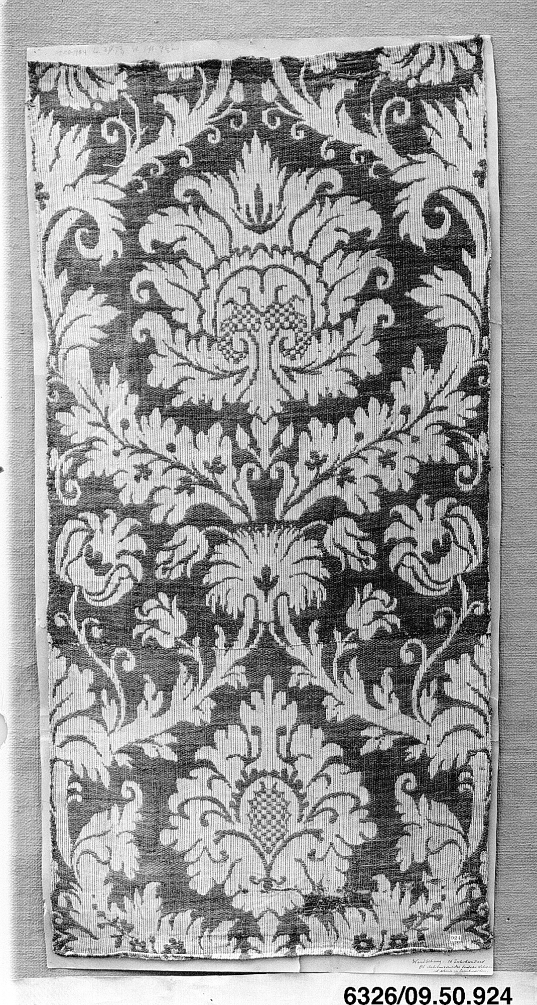 Antique Ornate Pattern Textile Fragment
