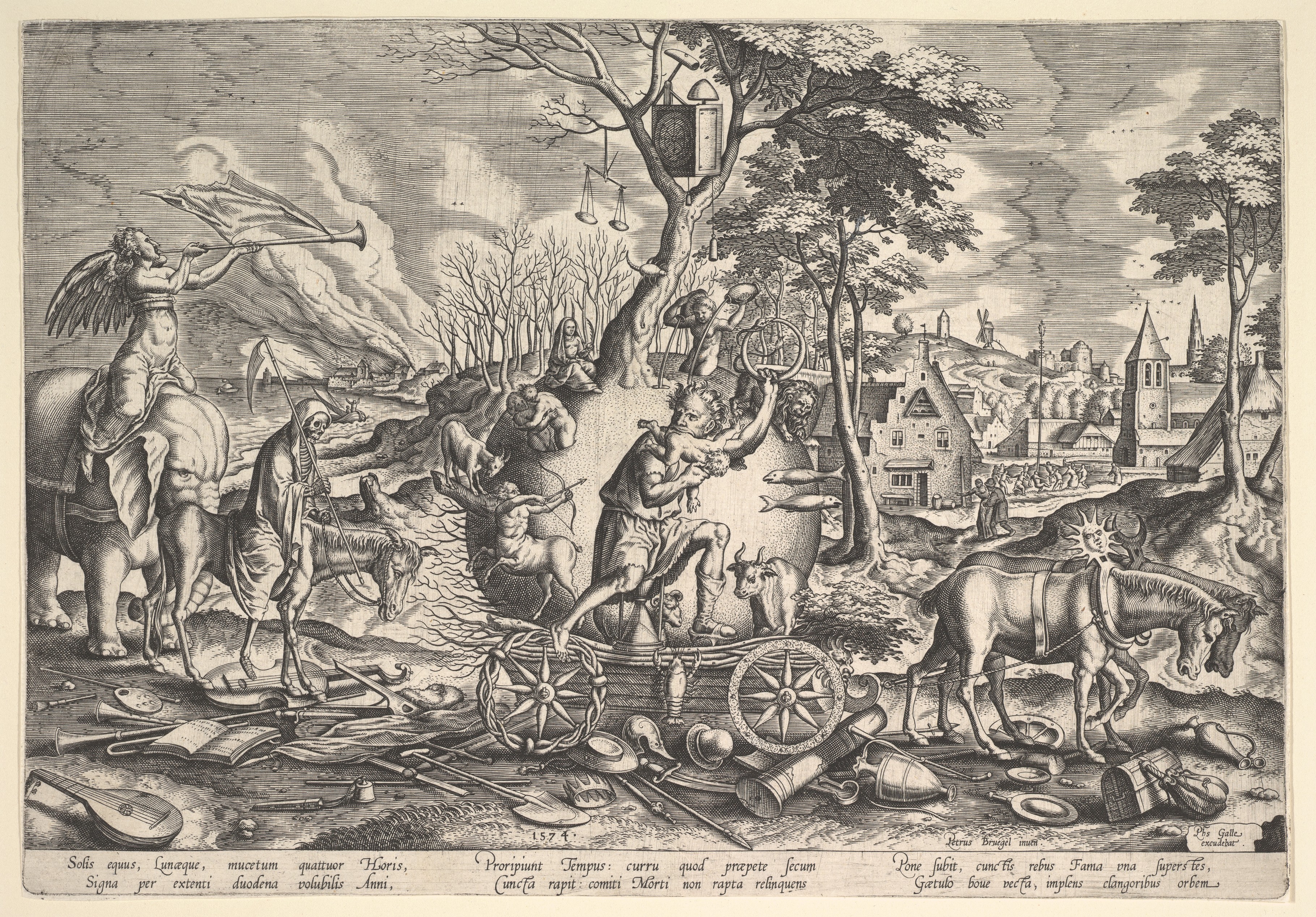 Triumph of Time 1574 Engraving