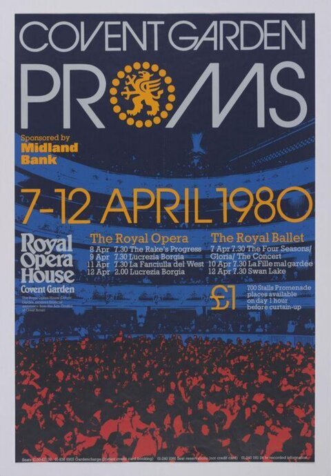1980 Covent Garden Proms Poster