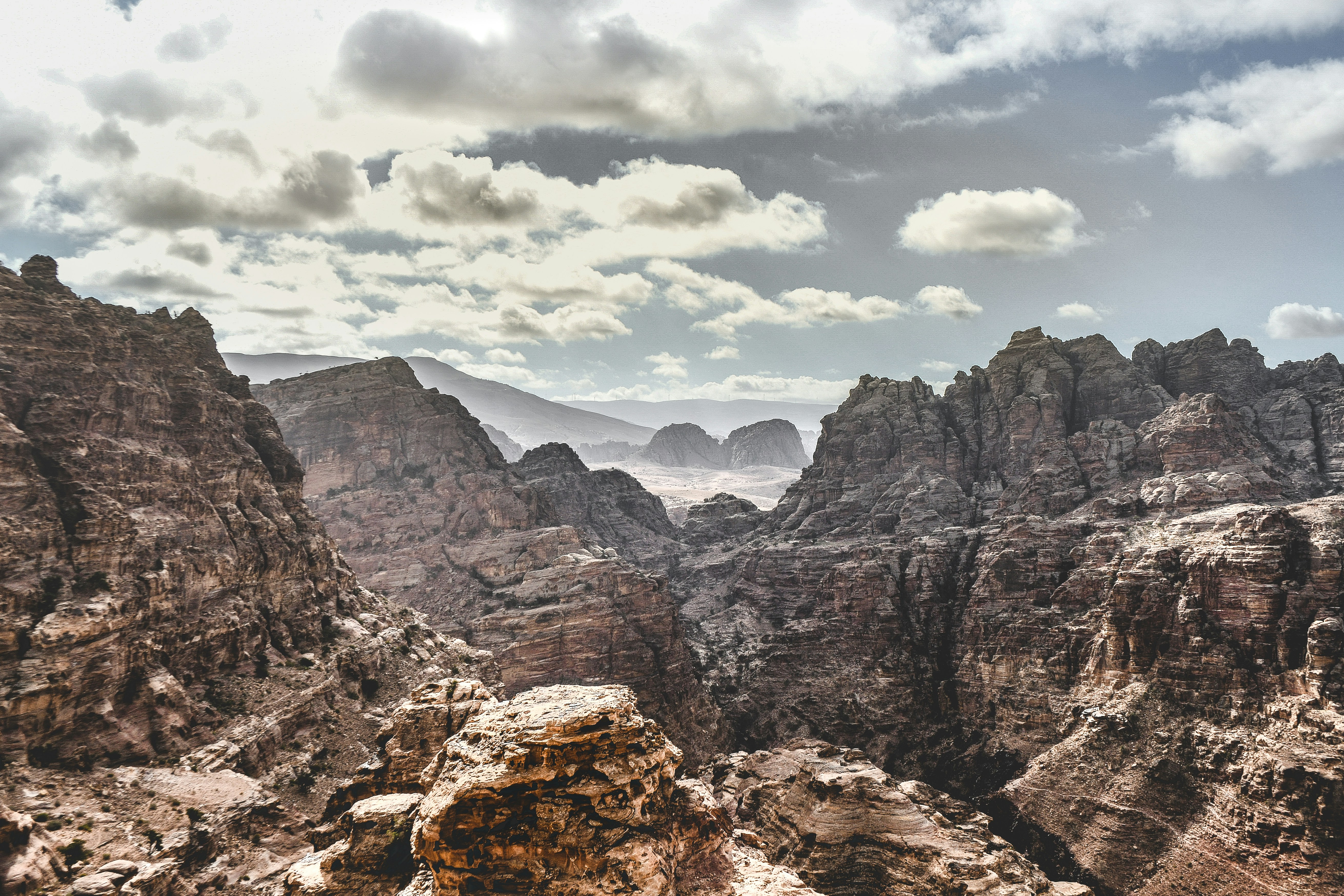 Arid Rocky Canyon Landscape