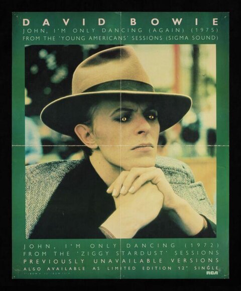 David Bowie Single Promo Poster