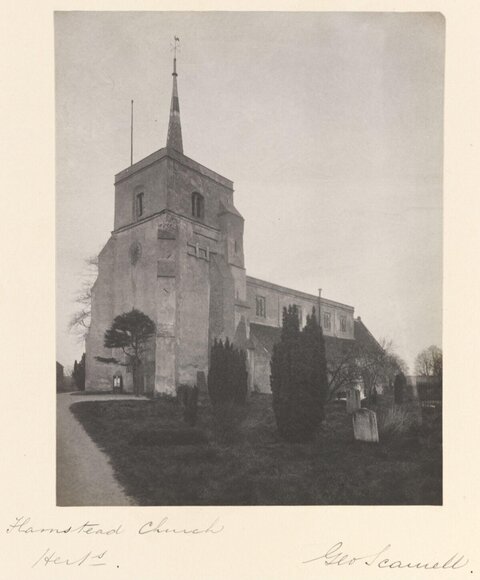 Vintage View of Harnstead Church