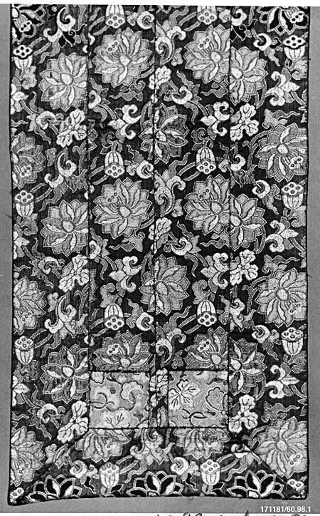 Antique Lotus Pattern Textile