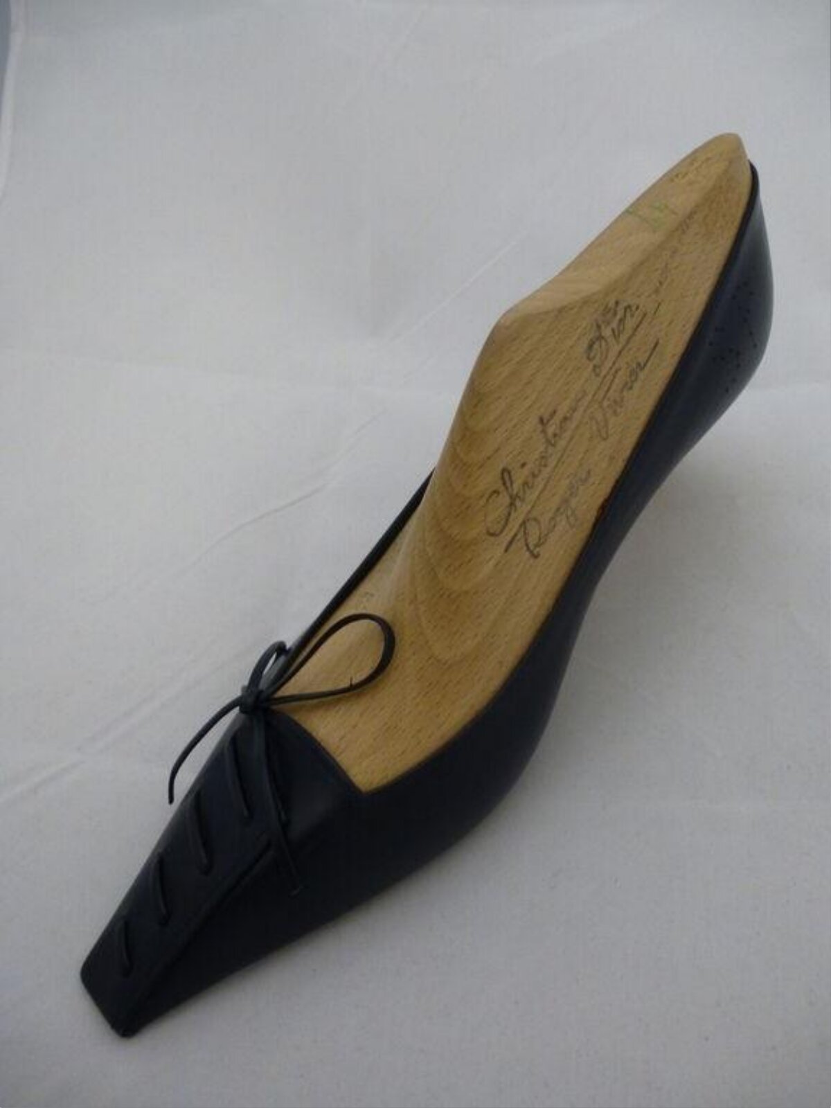 Vintage Dior Leather Wrapped Shoe Last