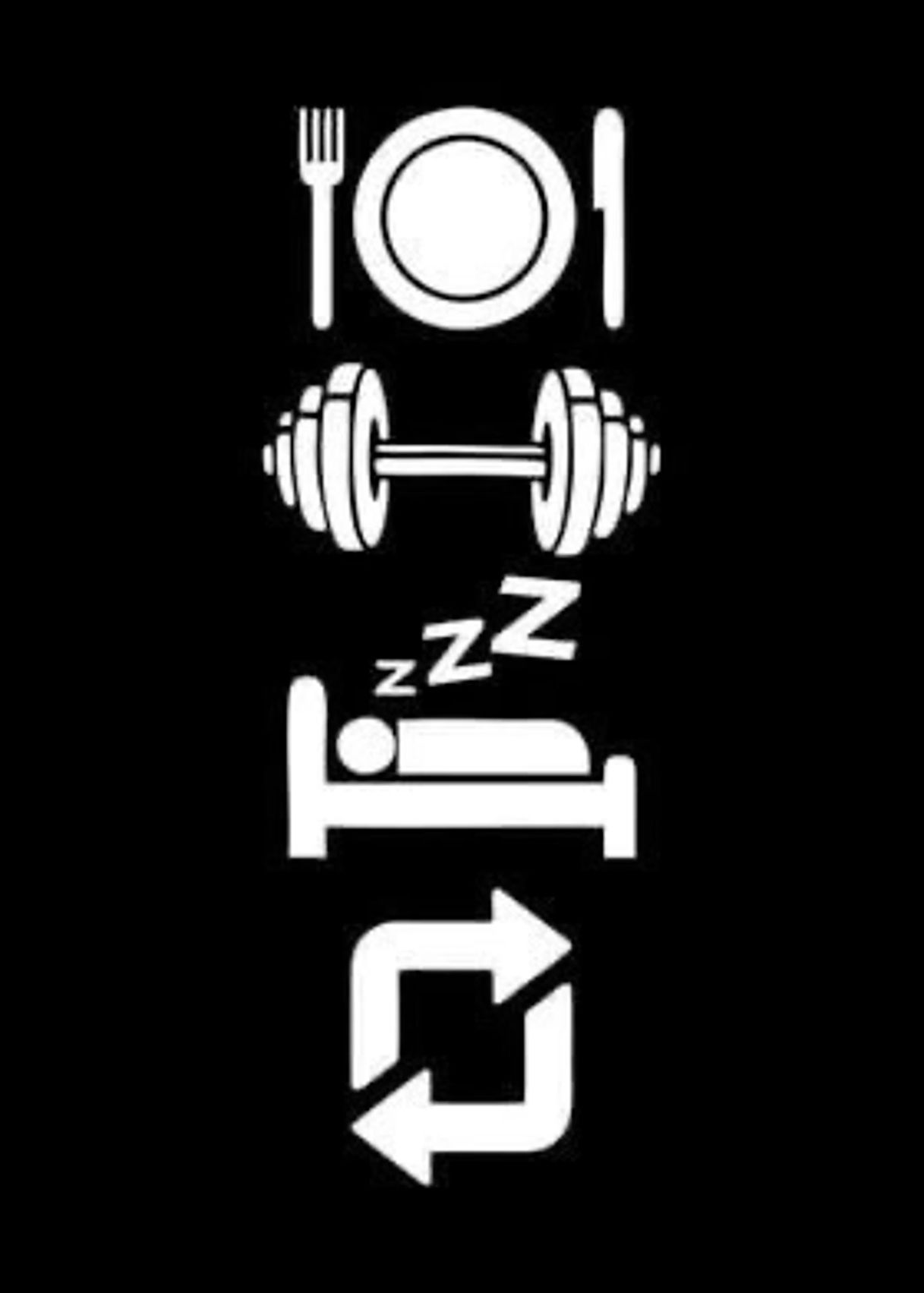Eat Sleep Lift Repeat Gym Routine