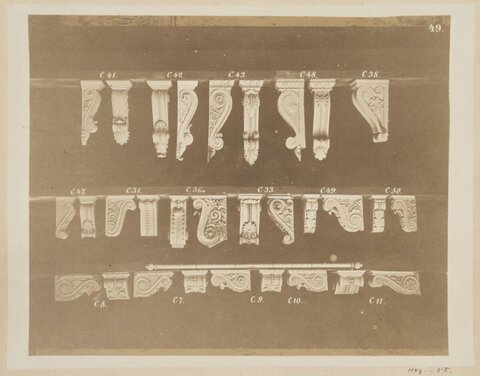 Catalog of Ornate Architectural Corbels