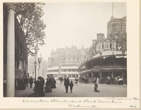 1902 Coronation Stands in Westminster
