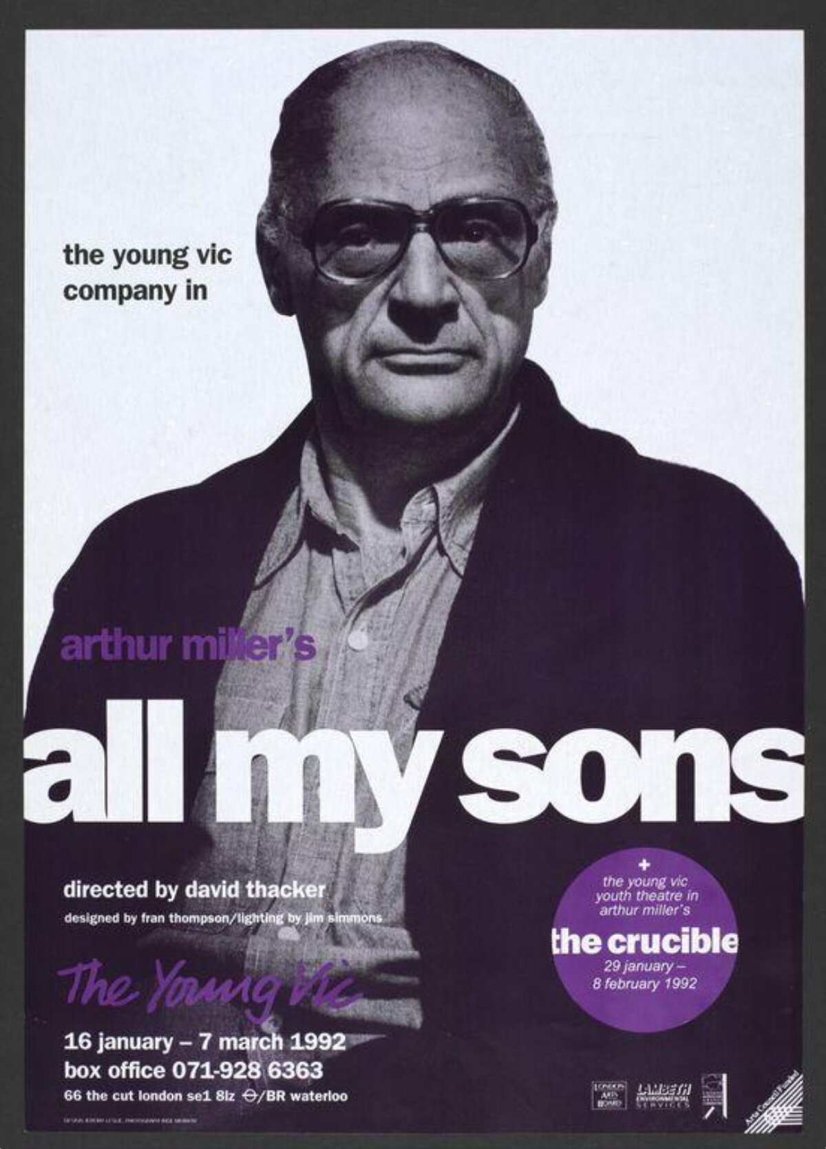 1992 All My Sons Theatre Poster