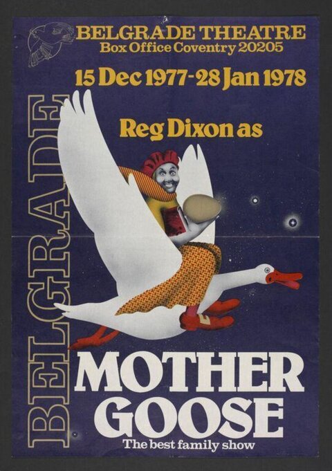 1977 Mother Goose Belgrade Theatre Poster