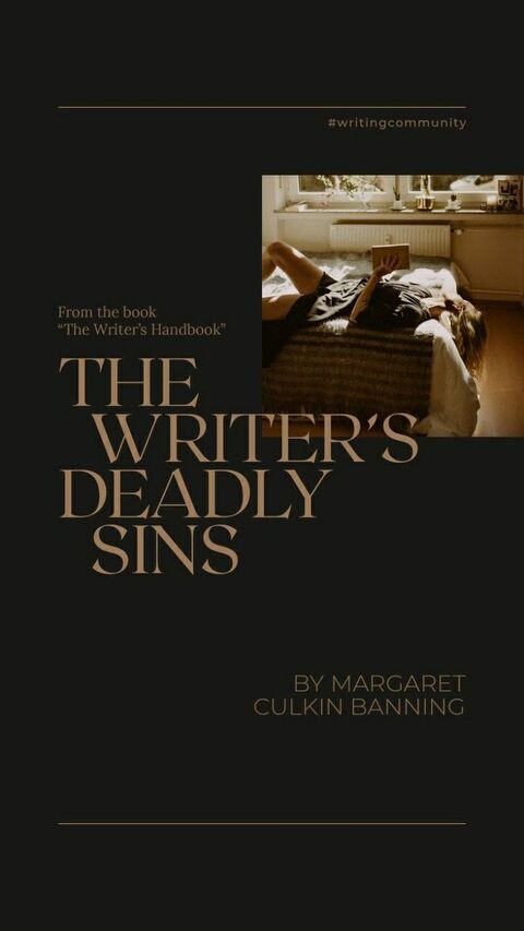 The Writer's Deadly Sins Cover