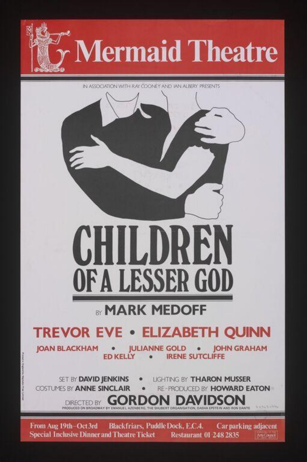 Children of a Lesser God Theatre Poster
