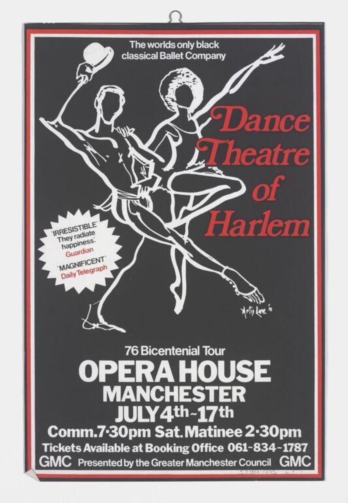 Dance Theatre of Harlem Performance Poster