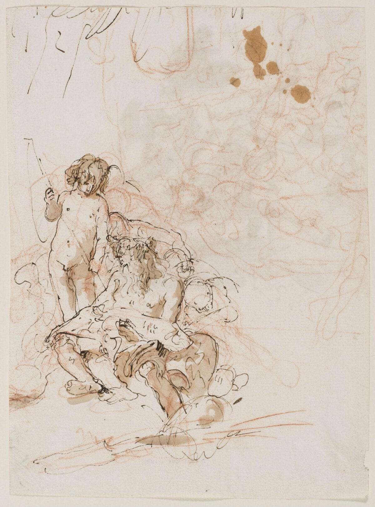 Sketch of Two Male Figures