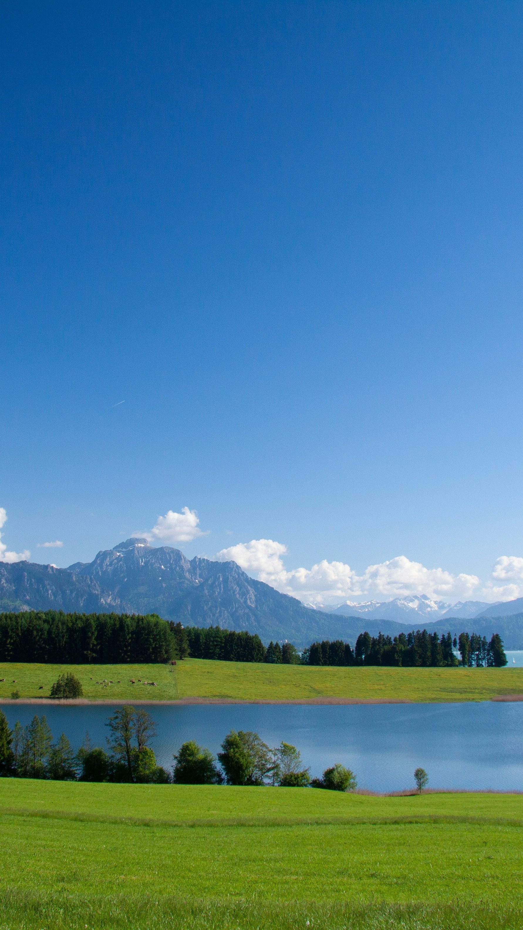 Alpine Mountain Lake Landscape