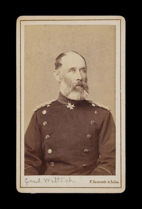 Vintage Portrait of General Wittich