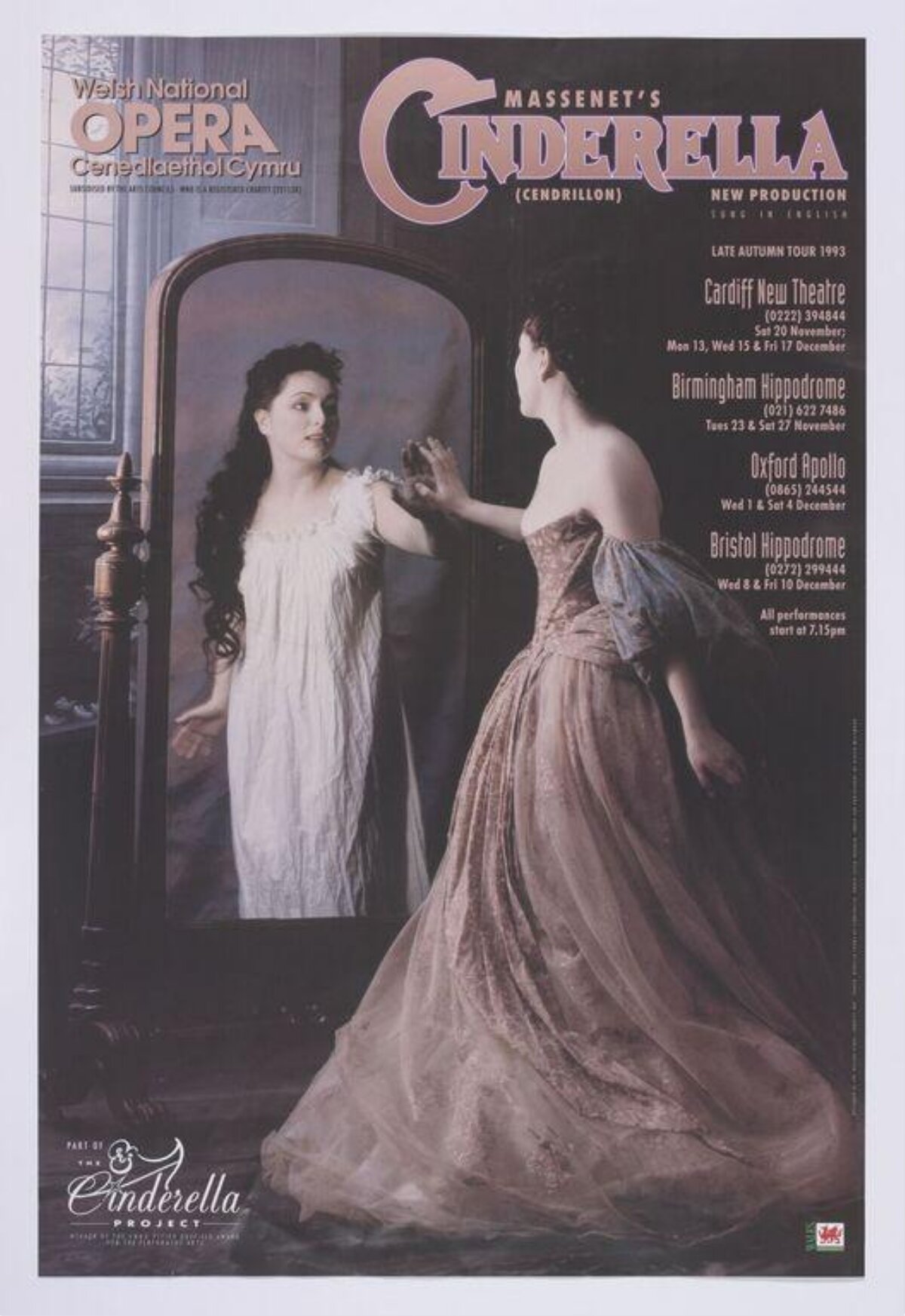 1993 Cinderella Opera Tour Poster