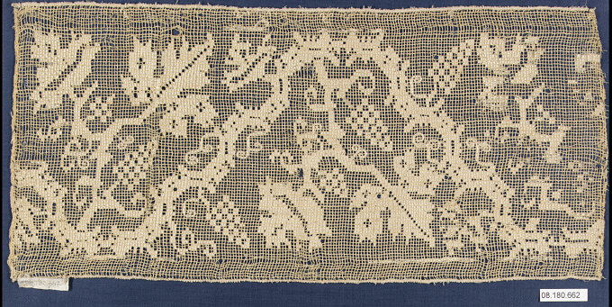Antique Floral Lace Panel