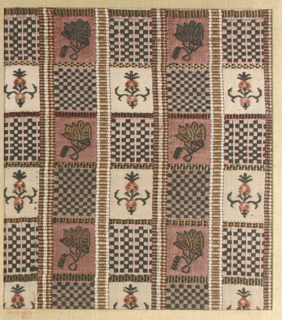 Antique Patterned Woven Textile Swatch