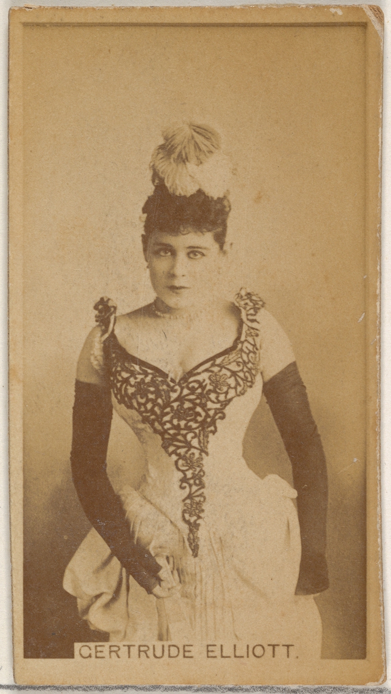 Vintage Portrait of Gertrude Elliott
