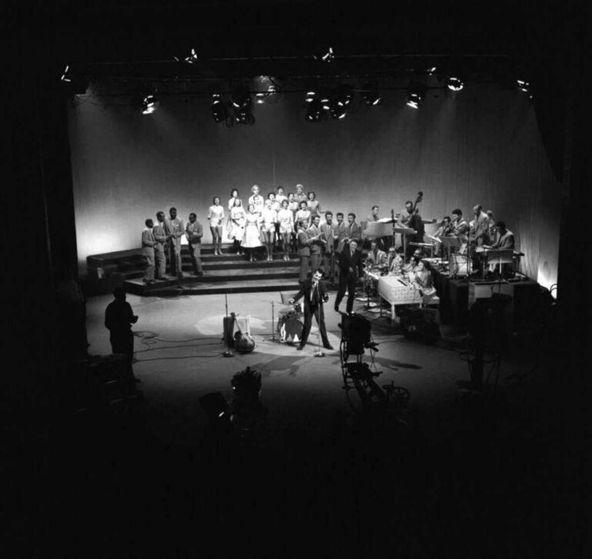 Vintage Big Band Stage Performance