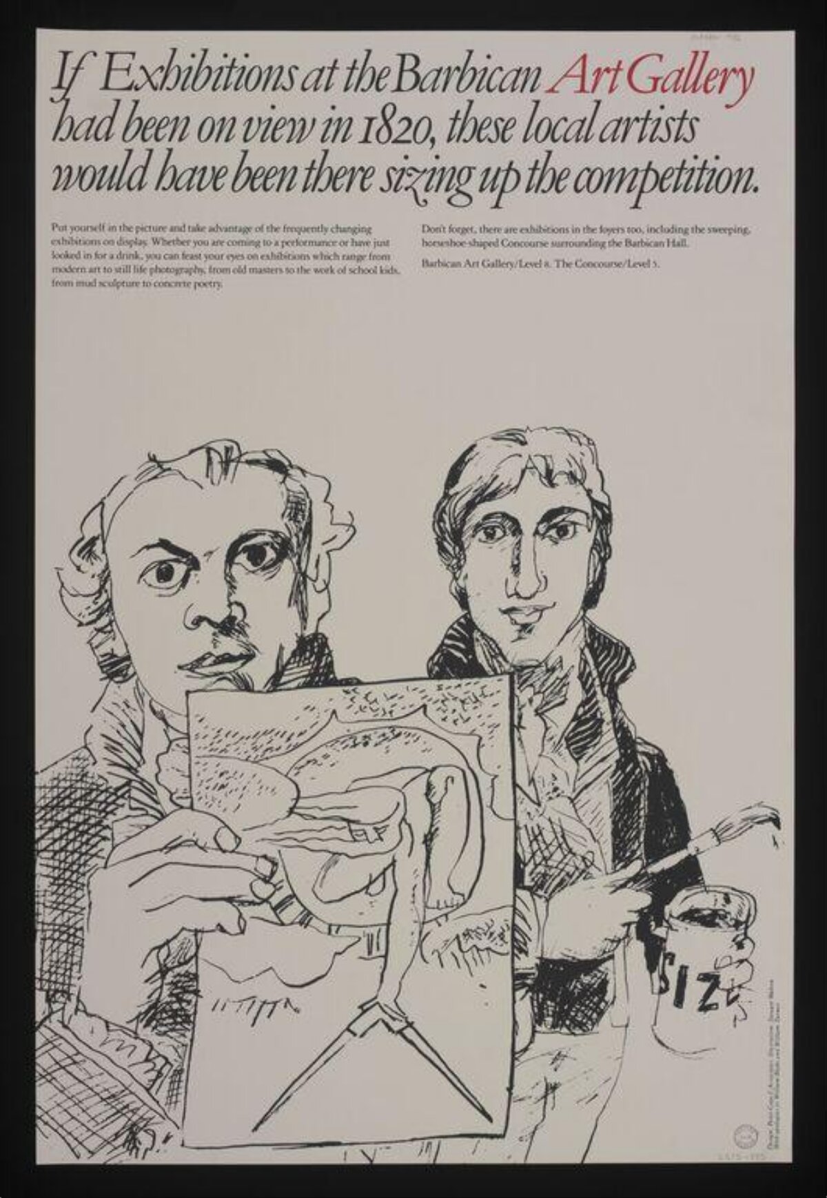 Barbican Art Gallery Exhibition Poster