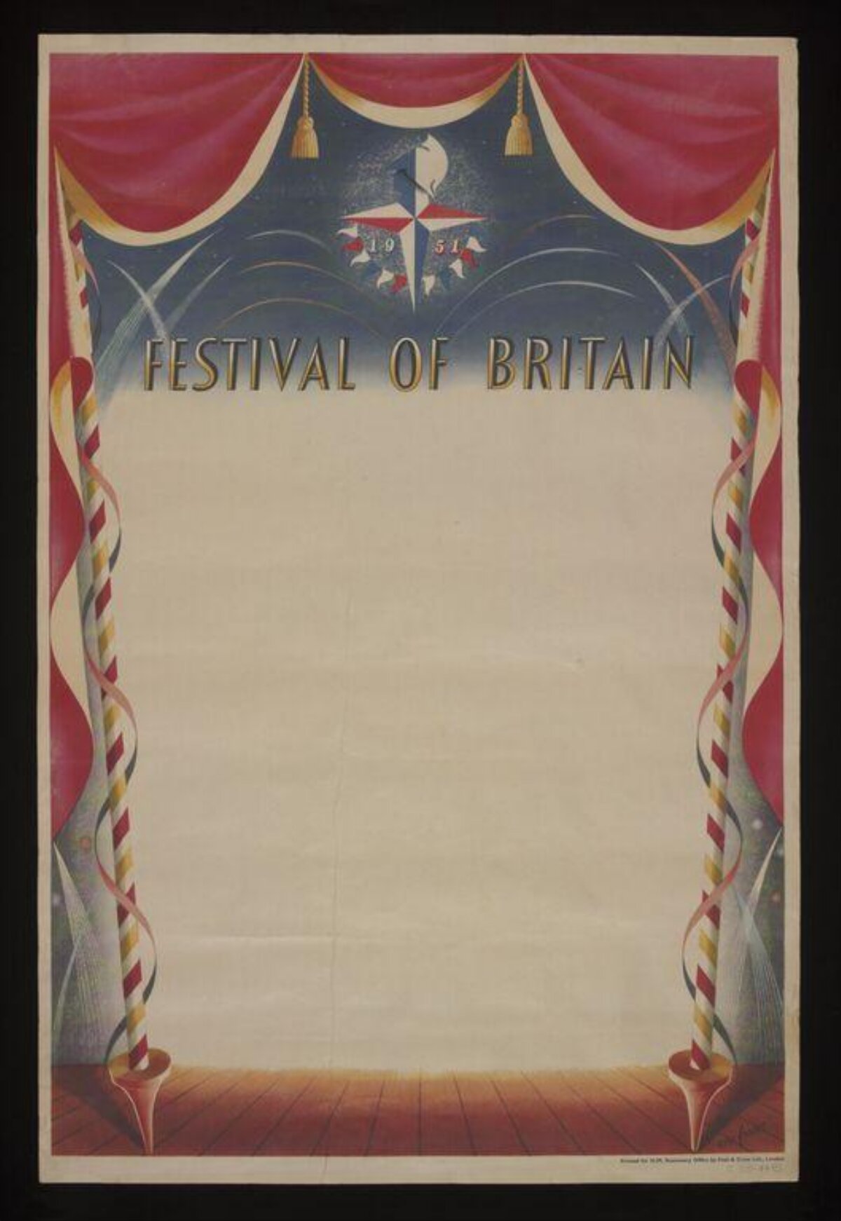 1951 Festival of Britain Poster