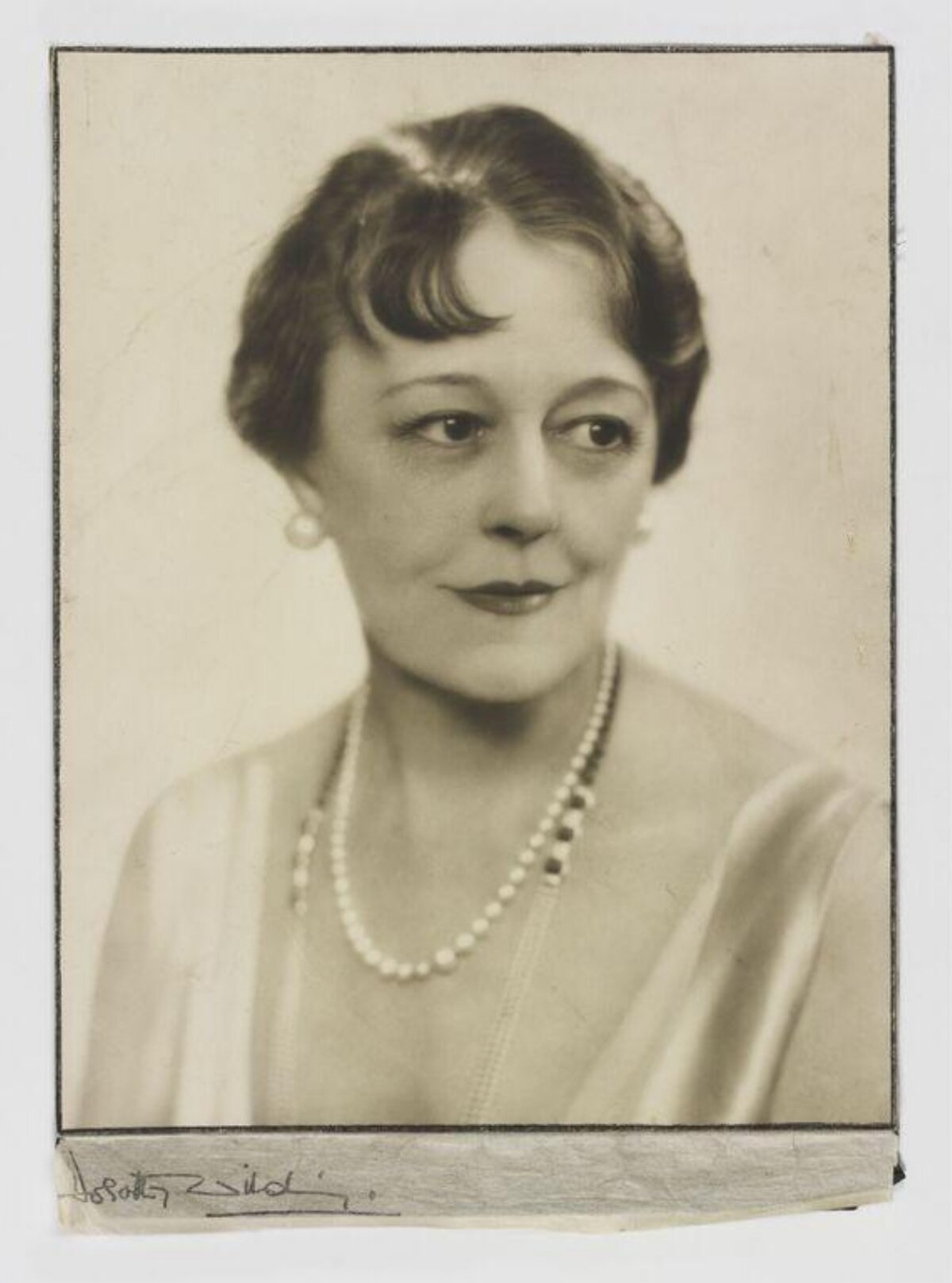 Vintage Signed Portrait of a Woman