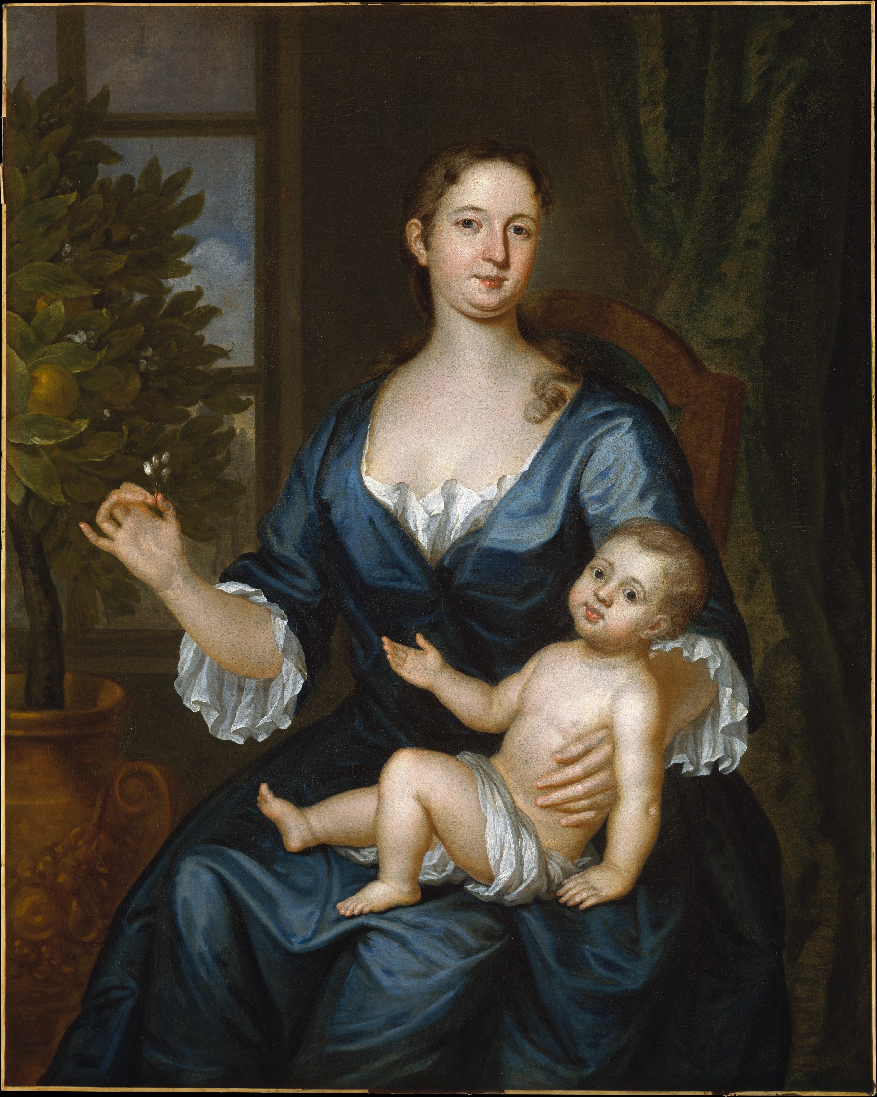 Portrait of Mother and Child