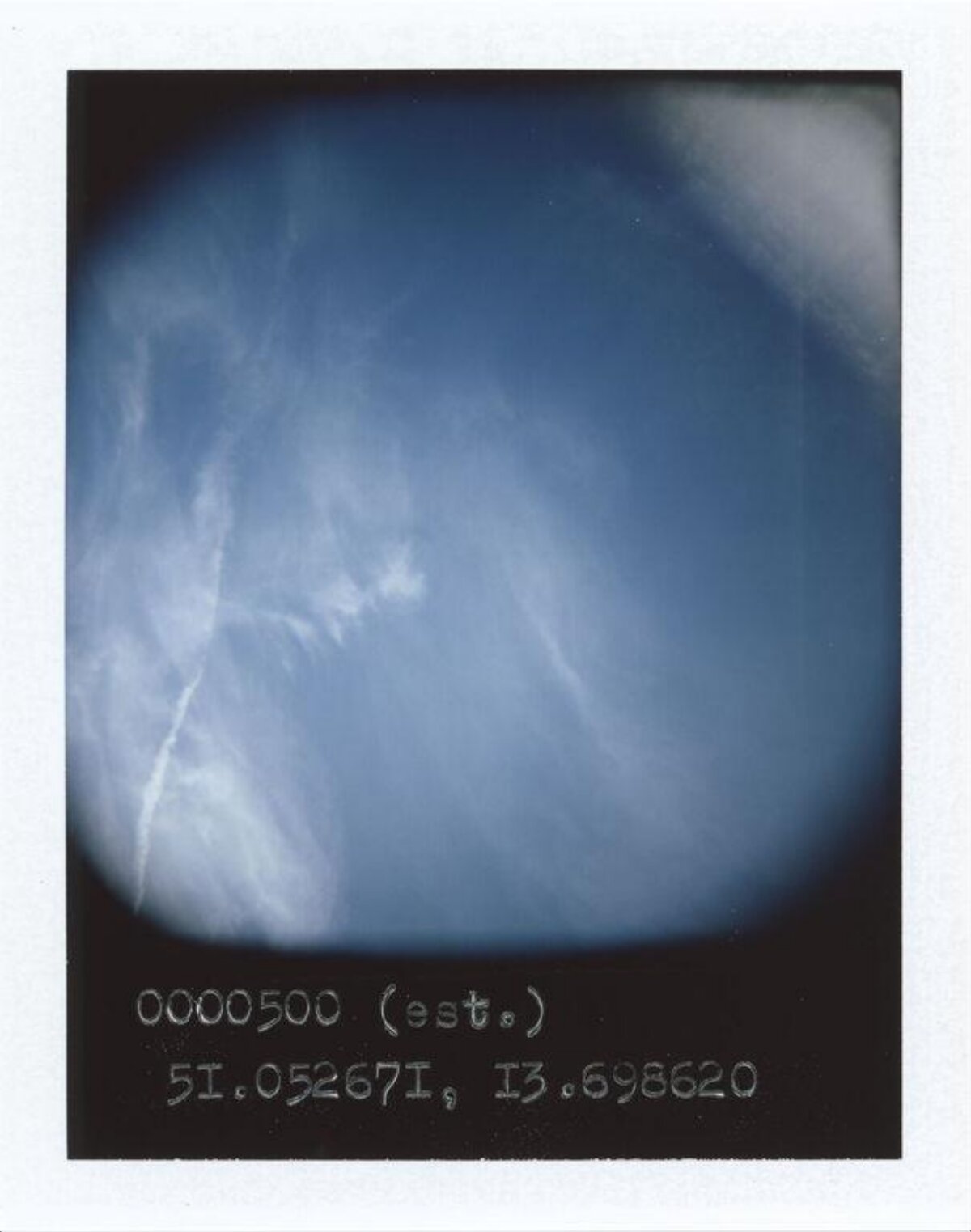 Blue Sky with Wispy Clouds