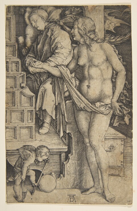 Dürer's Temptation Engraving