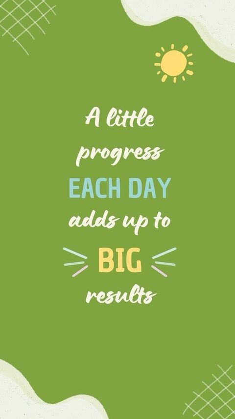 Daily Progress Motivational Quote