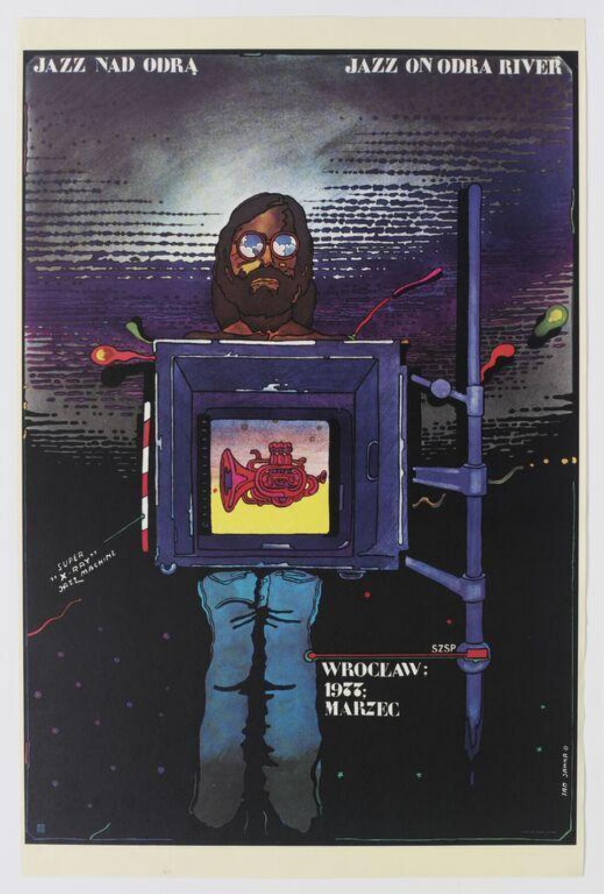 1973 Jazz on Odra River Poster