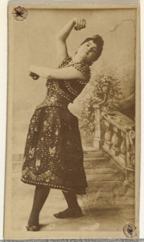 Vintage Photo of Dancing Woman
