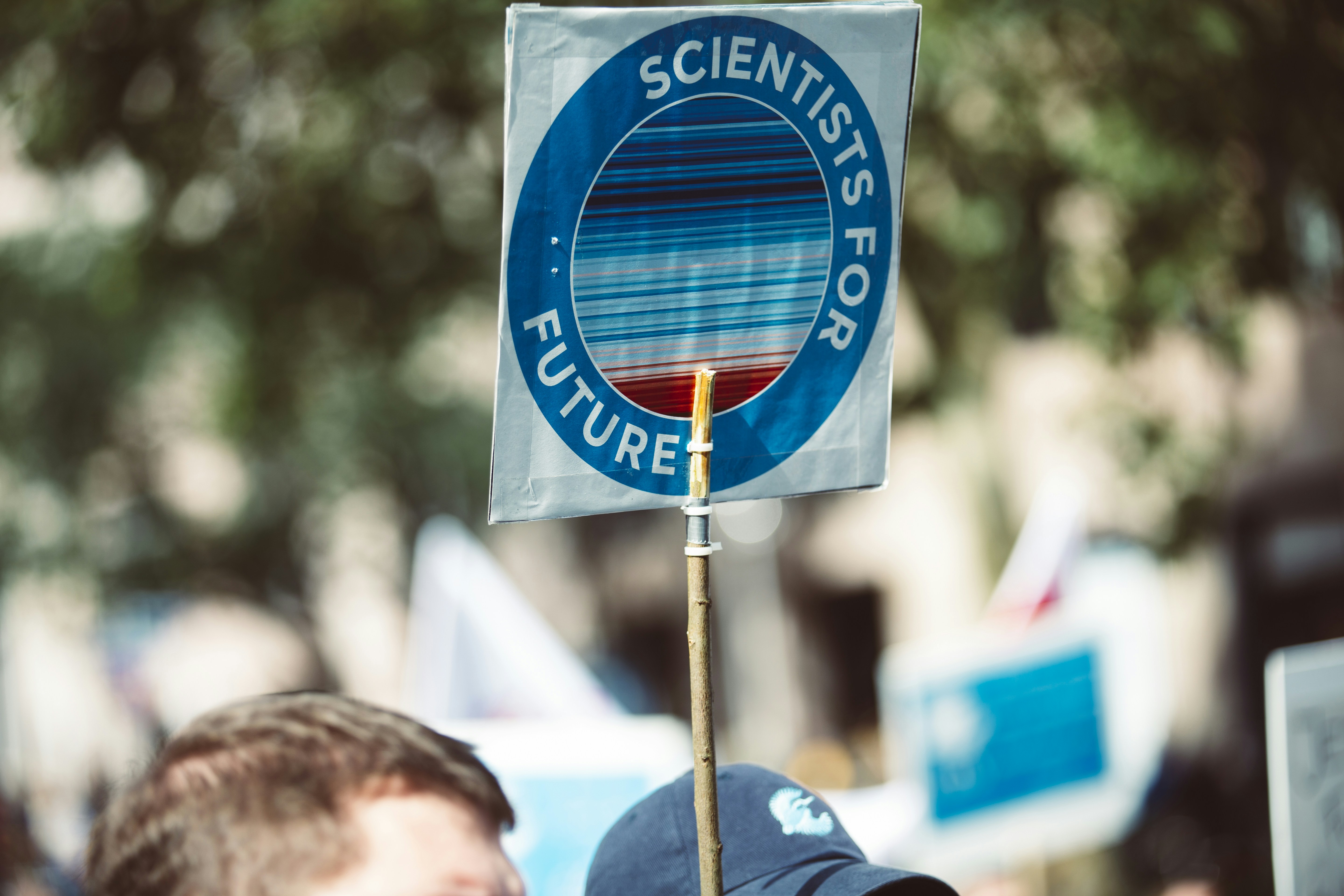 Scientists for Future Protest Sign