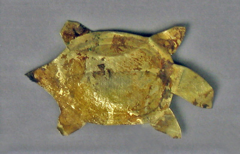 Ancient Gold Turtle-shaped Artifact