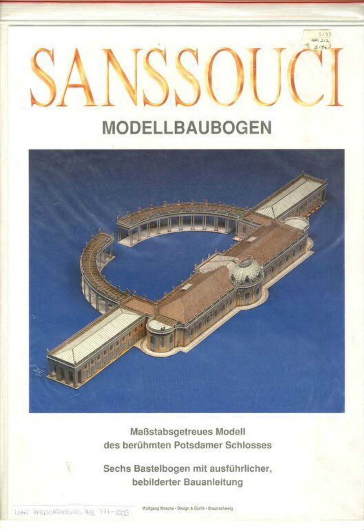 Sanssouci Model Building Kit Cover