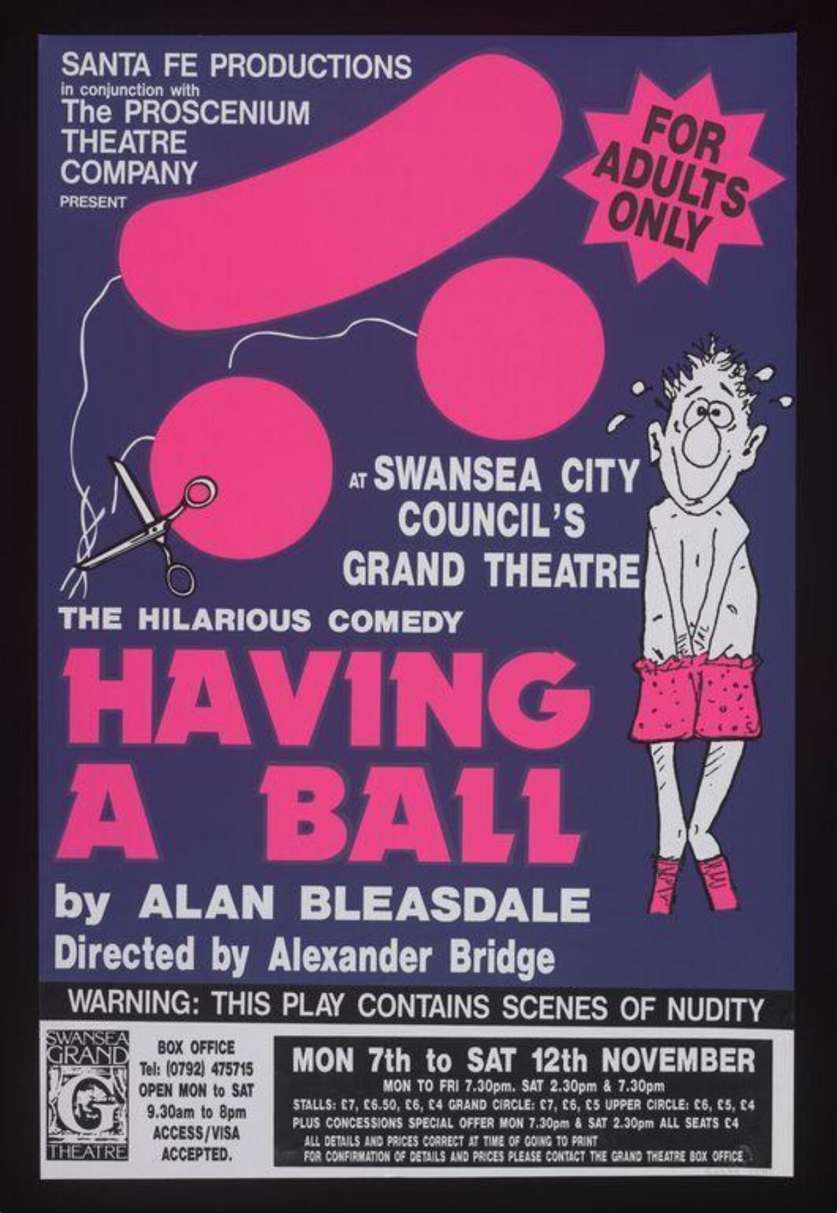 Having a Ball Comedy Play Poster