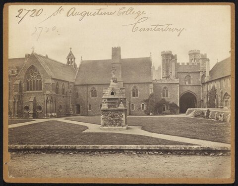 St Augustines College Canterbury Courtyard