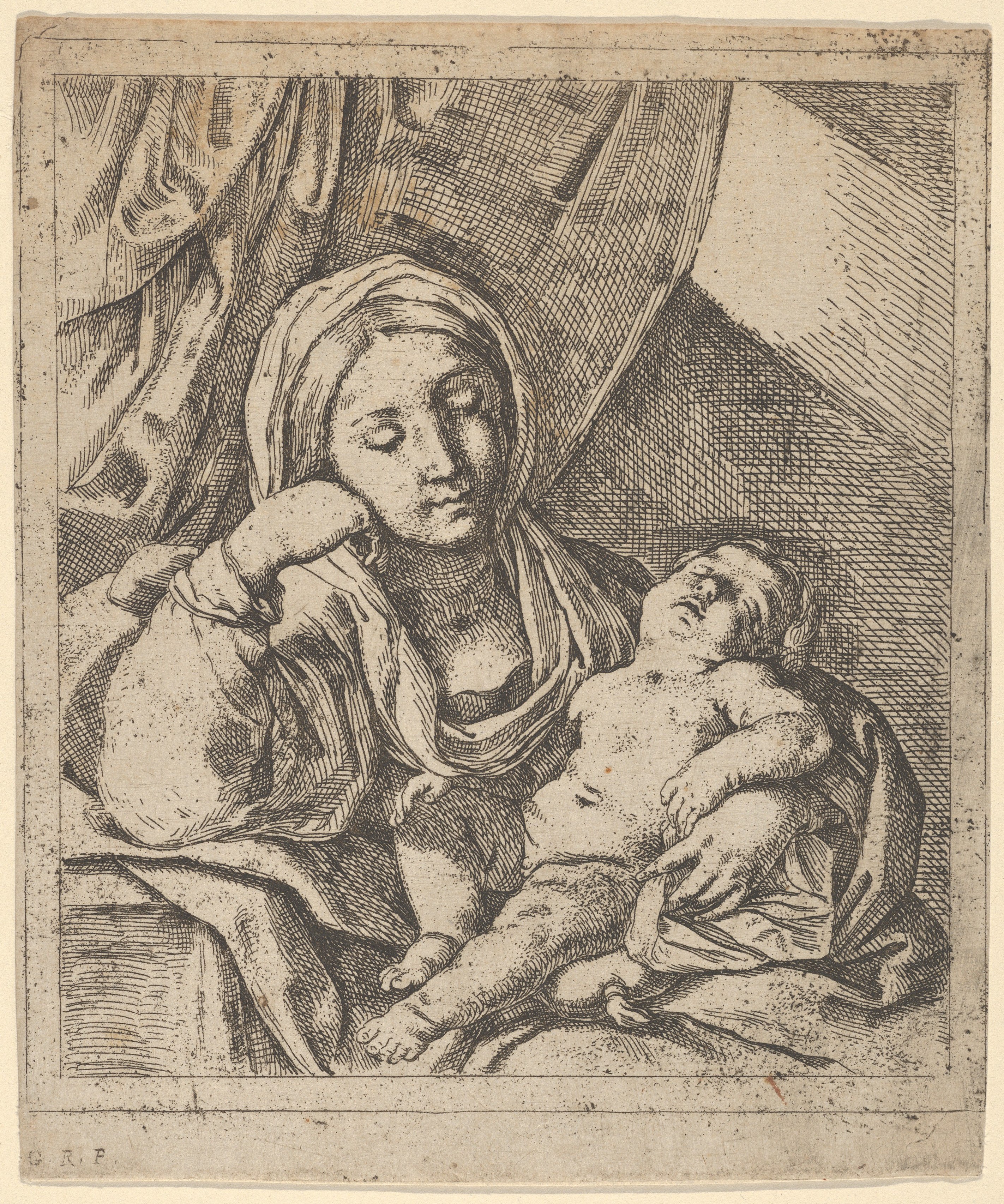 Madonna with Sleeping Christ Child