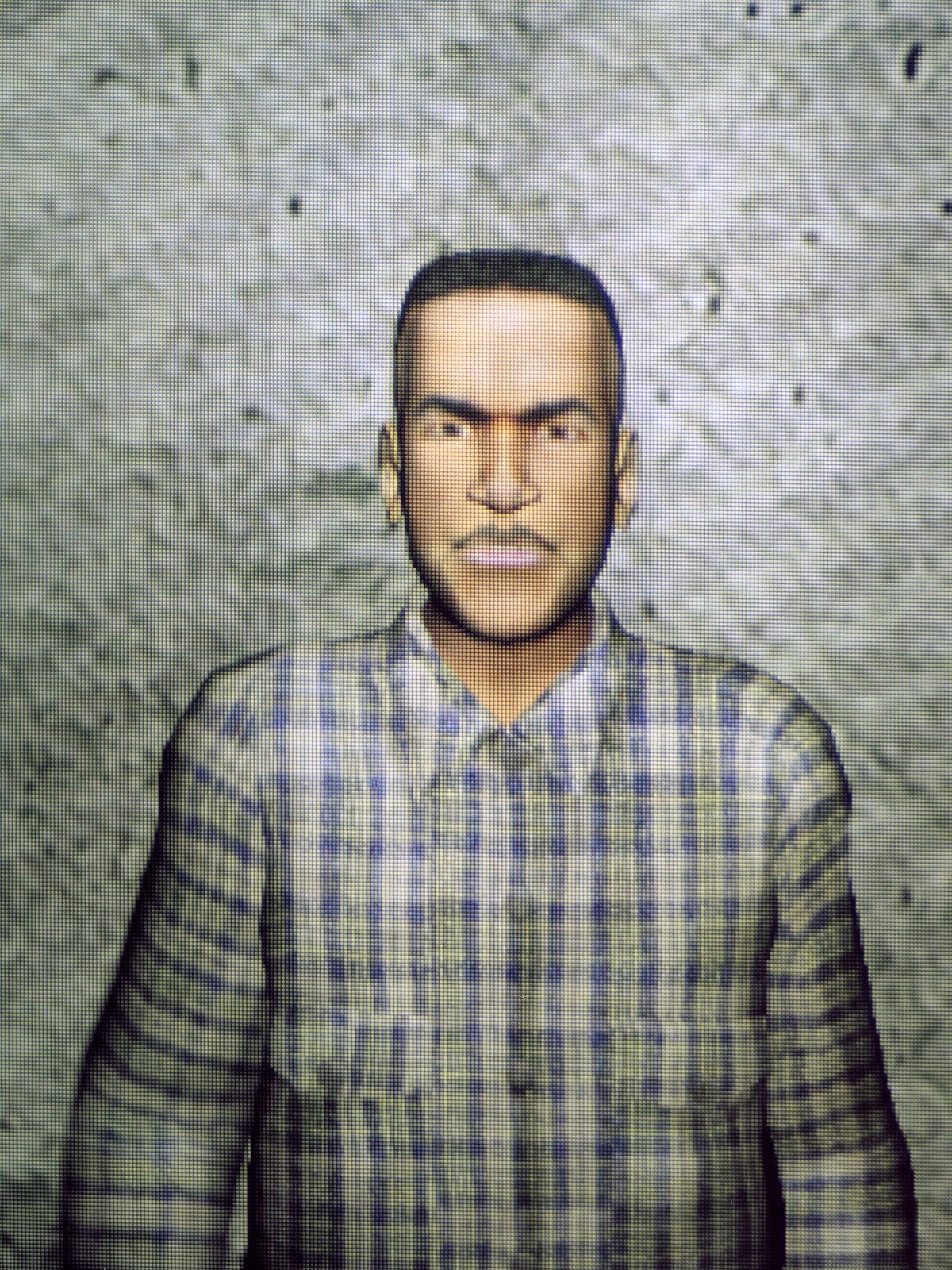 Portrait of Man in Plaid Shirt