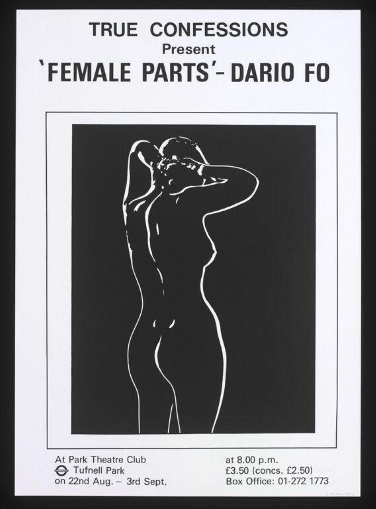 Female Parts Theater Play Poster
