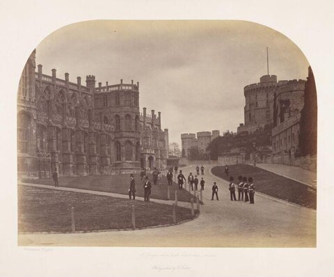 Vintage View of Windsor Castle